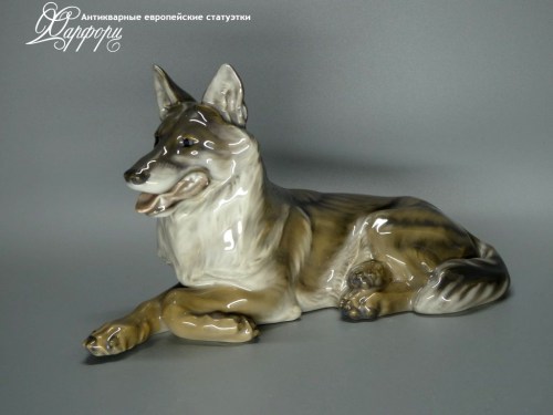 Купить фарфоровые статуэтки Royal Copenhagen, Овчарка, Дания